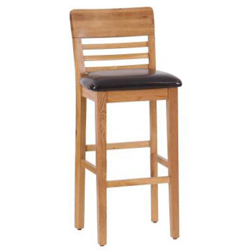Kingswood Bar Stool Leather Seat